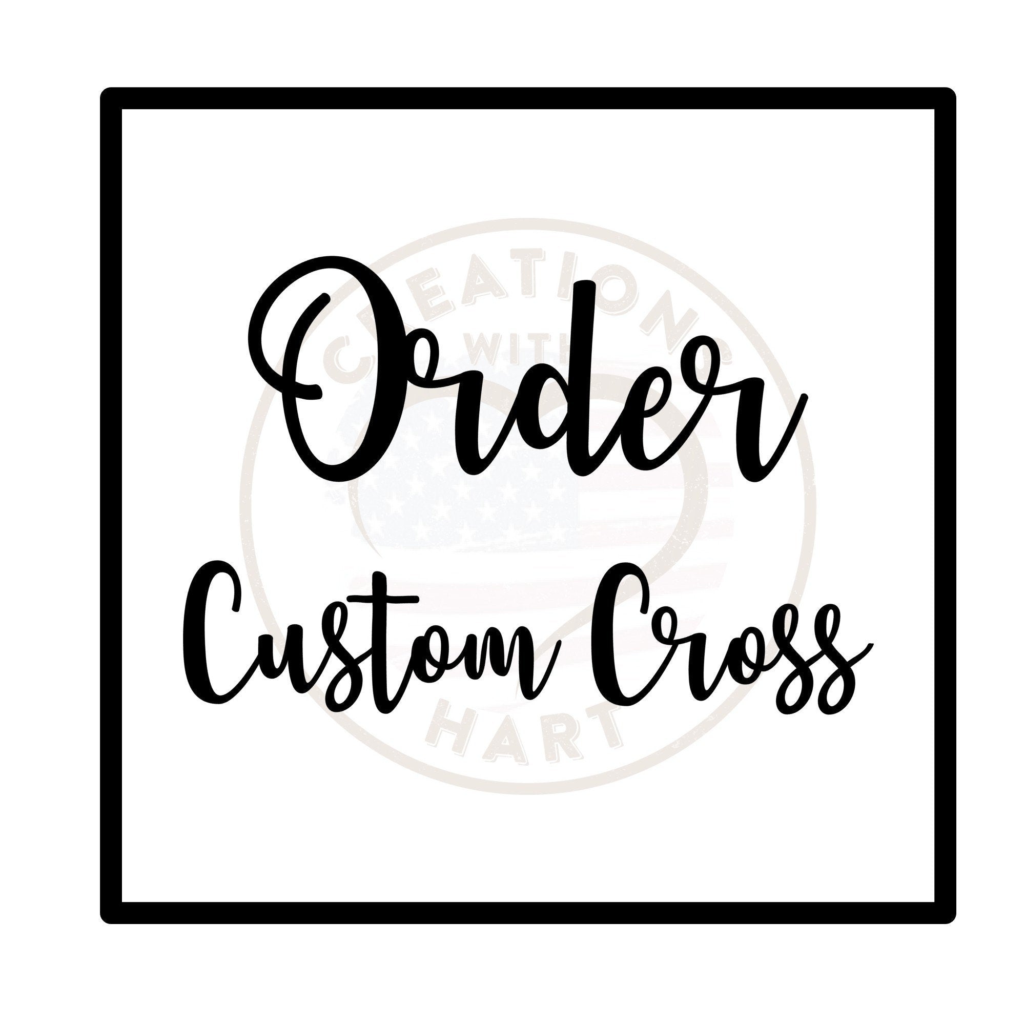 Wooden faith Cross – Creations with Hart